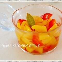 パプリカ たまねぎ きゅうりのカラフルマリネ レシピ 作り方 By ダージリン 楽天レシピ